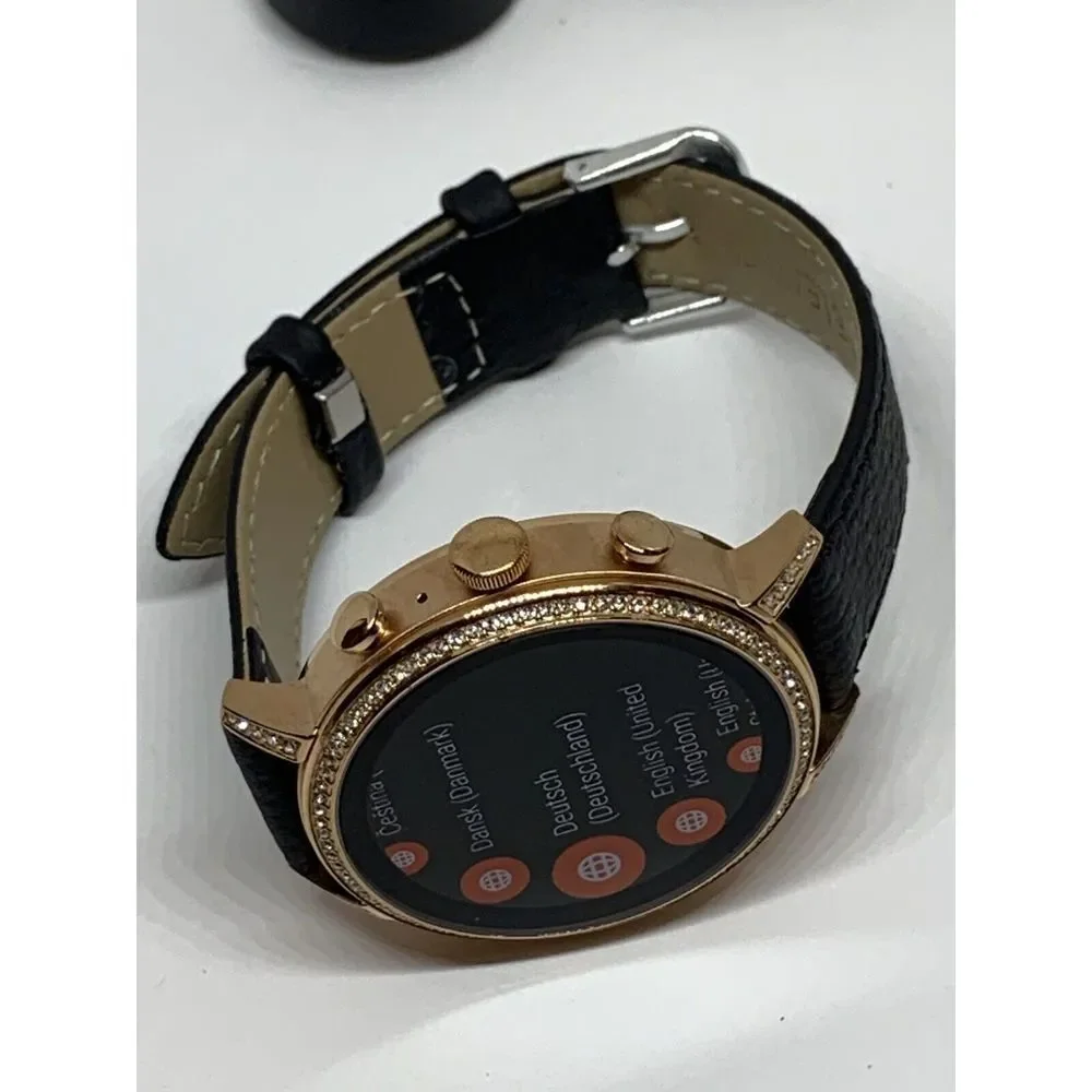 Fossil Gen 4 Authentic Digital Dial Smart Watch Custom Band FTW6015 QT771